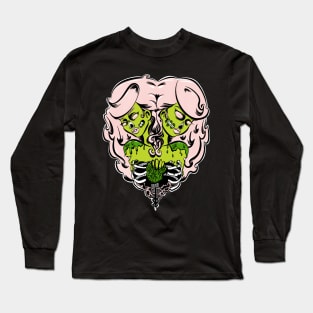 Zombie Heart Long Sleeve T-Shirt